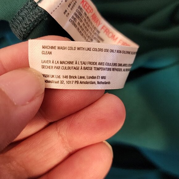 Free People x HATCH Never Better Maternity Leggings Sz MGarden Green Boho Yoga - Picture 14 of 15